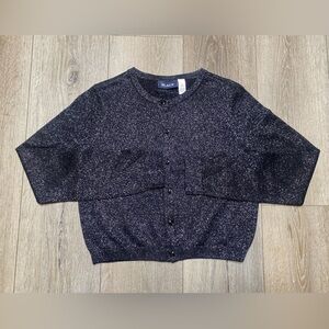 The Children’s Place Sparkly Cardigan Black Size 14